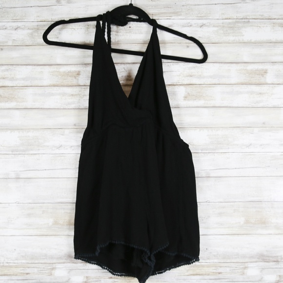 TOBI Open Back Black Romper sz Med - Picture 3 of 4
